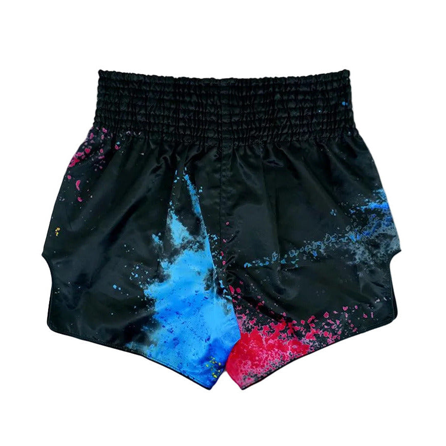 Fairtex Muay Thai Shorts - Acid Jazz Black - Muay Thailand