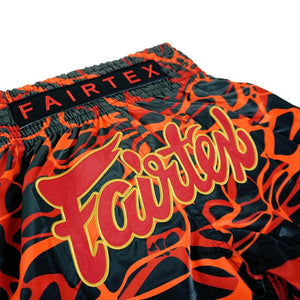 Fairtex Muay Thai Shorts - Magma Red - Muay Thailand