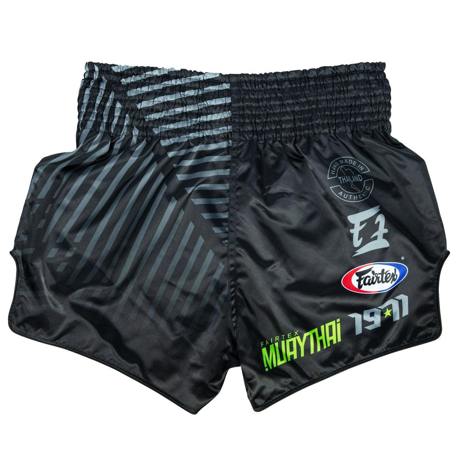 Fairtex Muay Thai Shorts - Racer Black - Muay Thailand