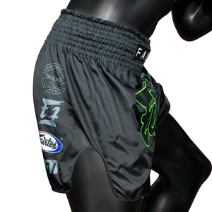 Fairtex Muay Thai Shorts - Racer Black - Muay Thailand
