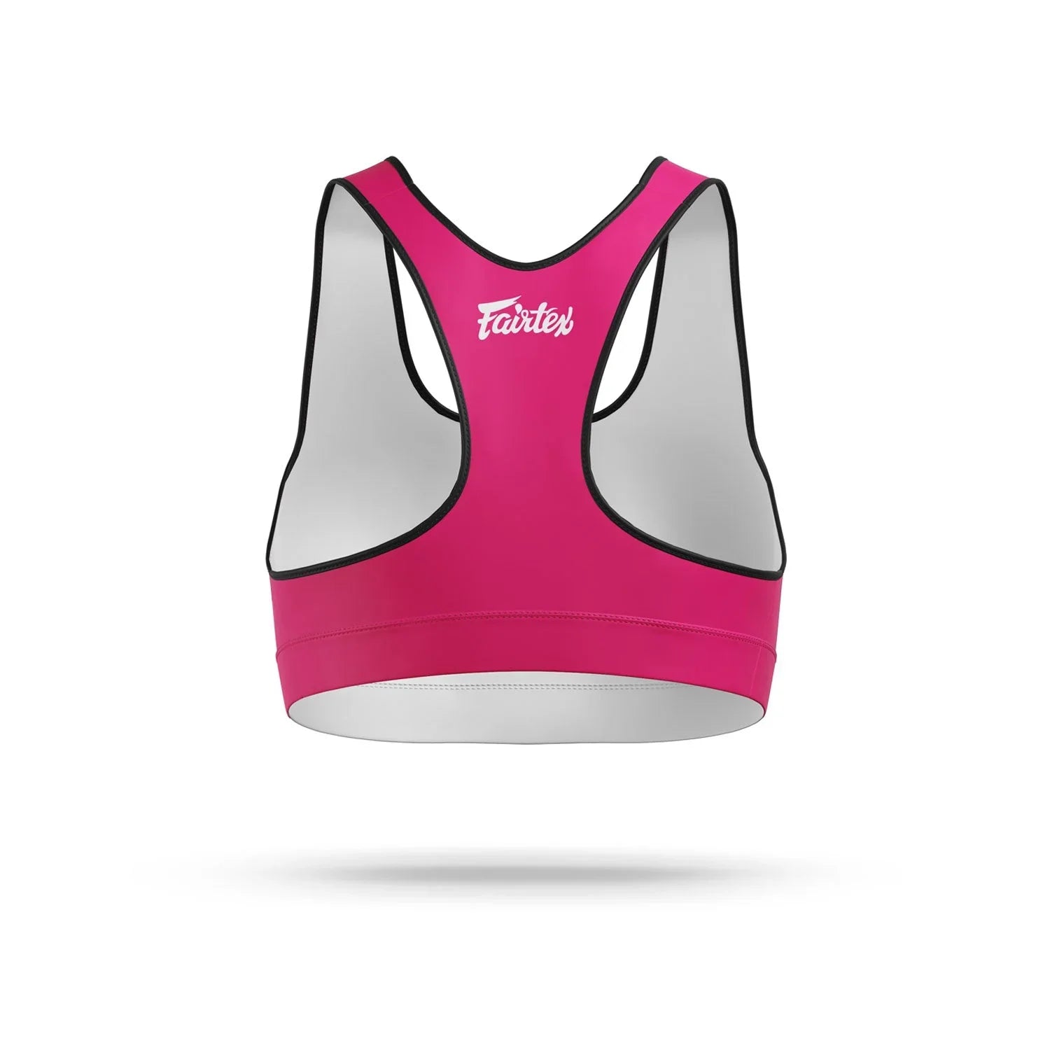 Fairtex SB1 Classic Sports Bra - Pink-White - Muay Thailand