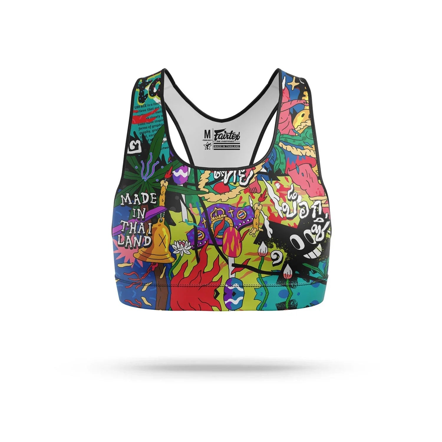 Fairtex SB9 URFACE Full Print Sports Bra - Muay Thailand