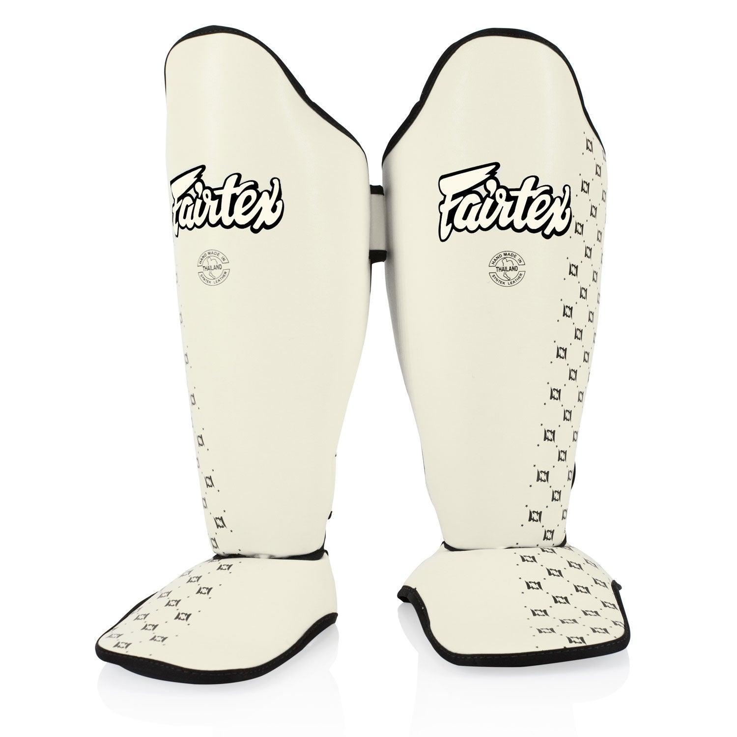 Fairtex Shin Pads - White (SP5) - Muay Thailand