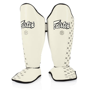 Fairtex Shin Pads - White (SP5) - Muay Thailand