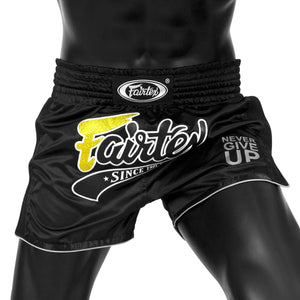 Fairtex Slim Fit Muay Thai Shorts - Black (BS1708) - Muay Thailand