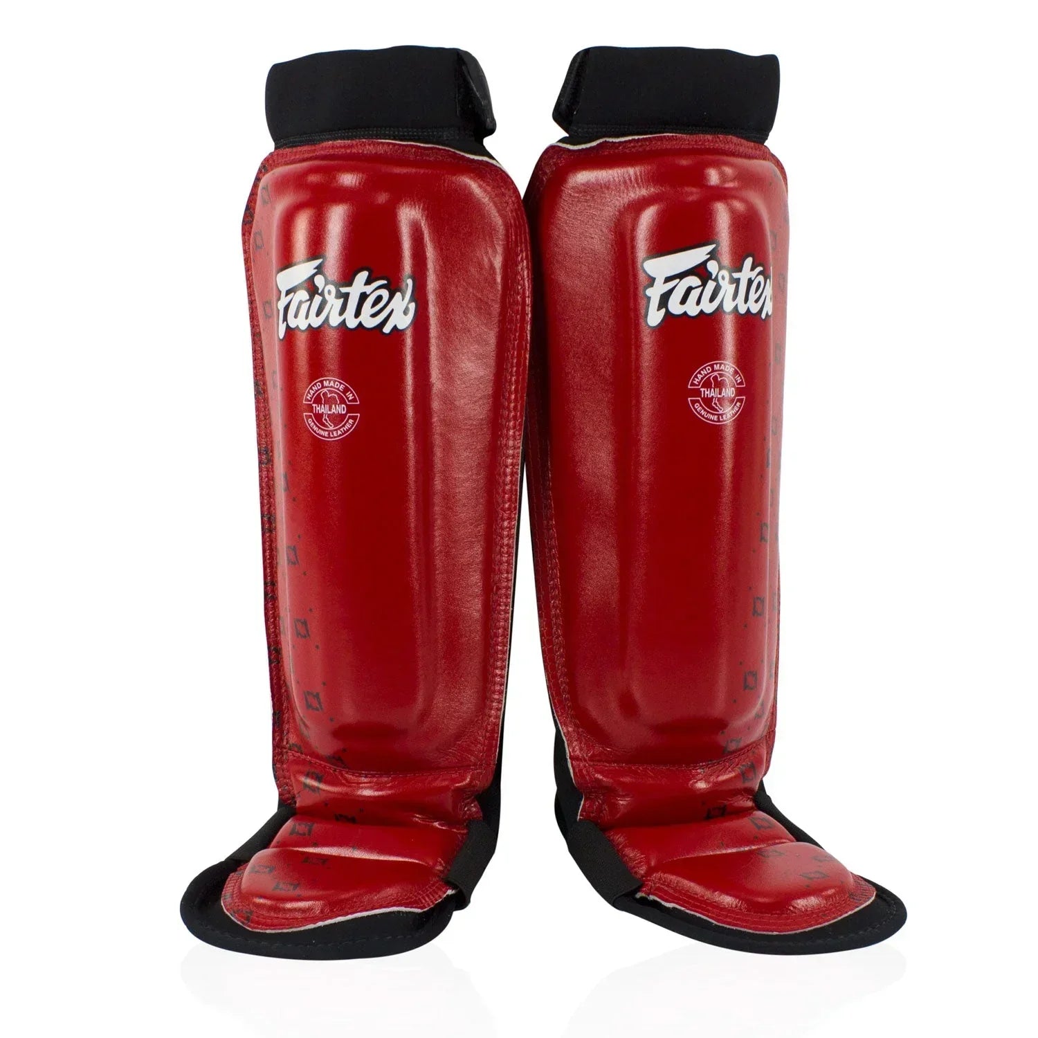 Fairtex Neoprene MMA Shin Pads - Red (SP6) - Muay Thailand
