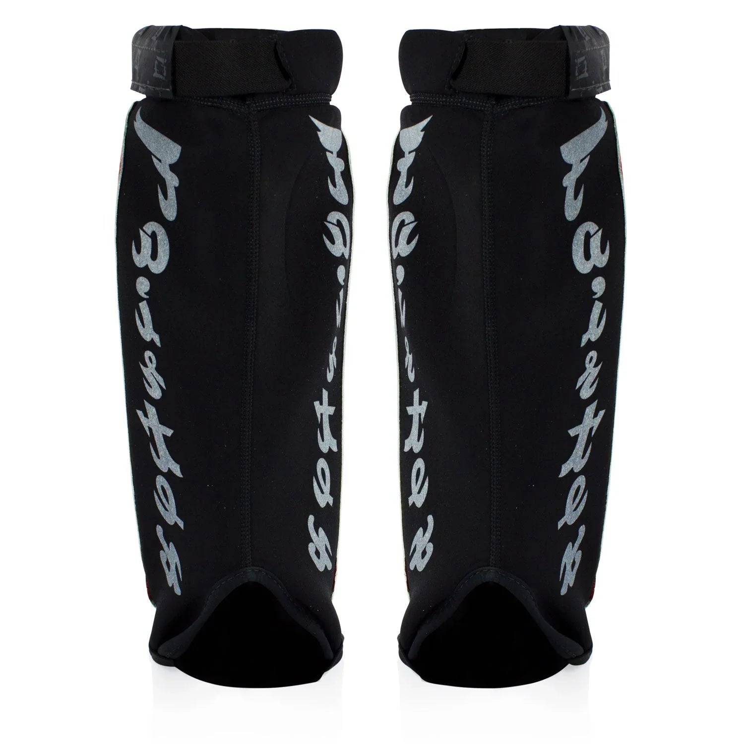 Fairtex SP6 Neoprene MMA Shin Pads - Red - Muay Thailand
