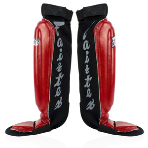 Fairtex Neoprene MMA Shin Pads - Red (SP6) - Muay Thailand