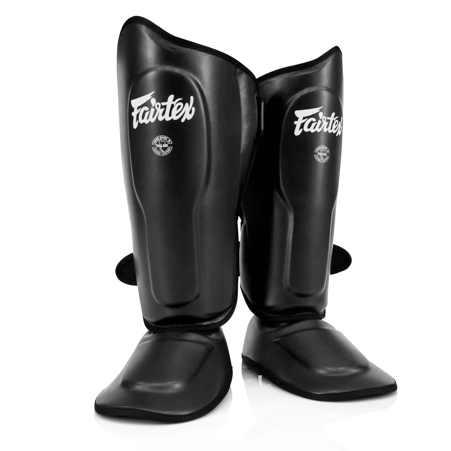 Fairtex SP9 Ultra Ergo Shin Pads - Black - Muay Thailand