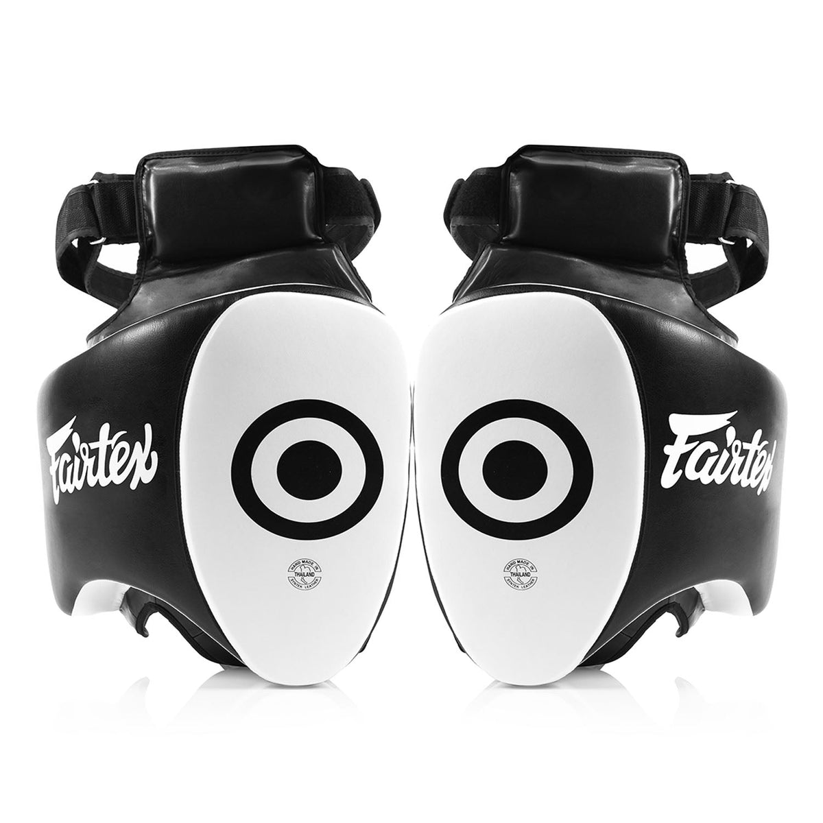Fairtex TP5 Ultra Lite Thigh Pads - Black & White