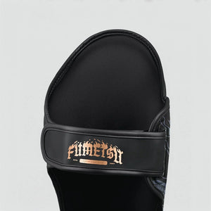 Fumetsu Oni Shin Guards - Black & Grey - Muay Thailand