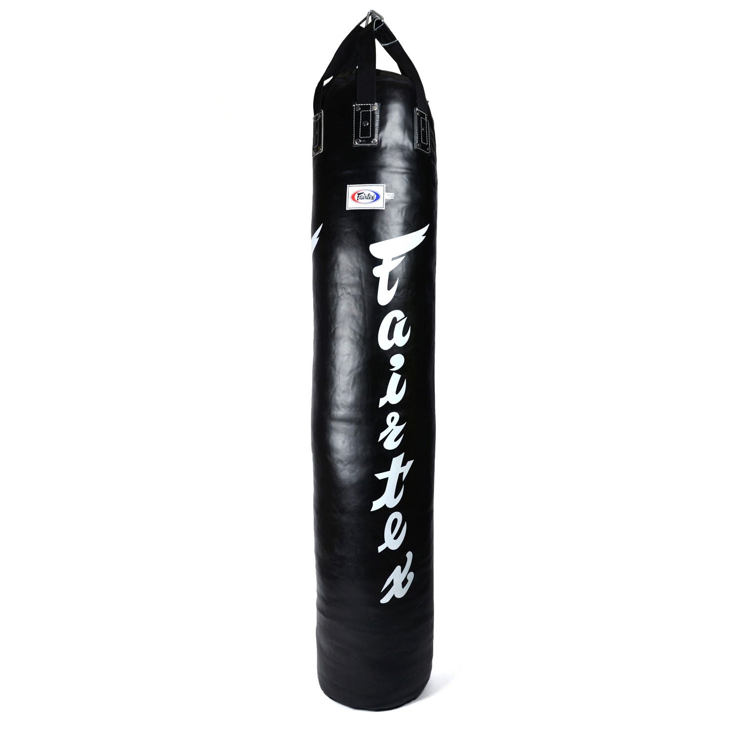 Fairtex HB6 6ft Muaythai Banana Bag - Black-White (FILLED)
