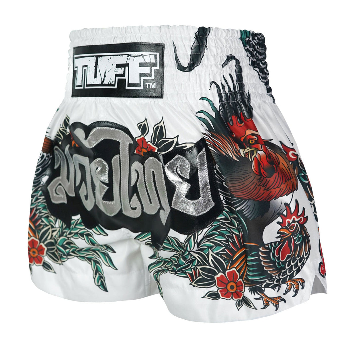 TUFF Muay Thai Shorts - Origin of Thai Rooster (MS677)