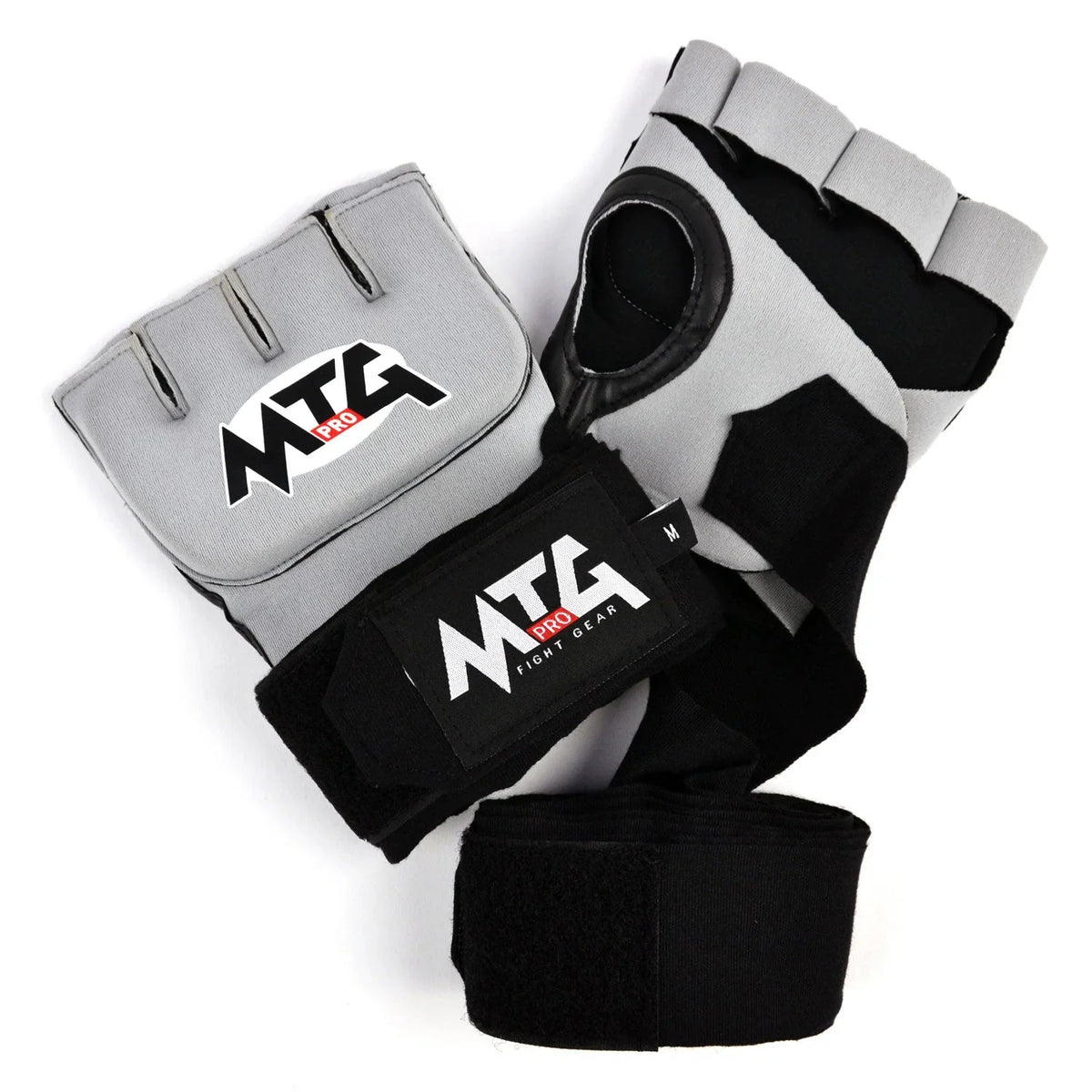 MTG Pro Gel Quick Wraps - Grey & Black (EH3) - Muay Thailand