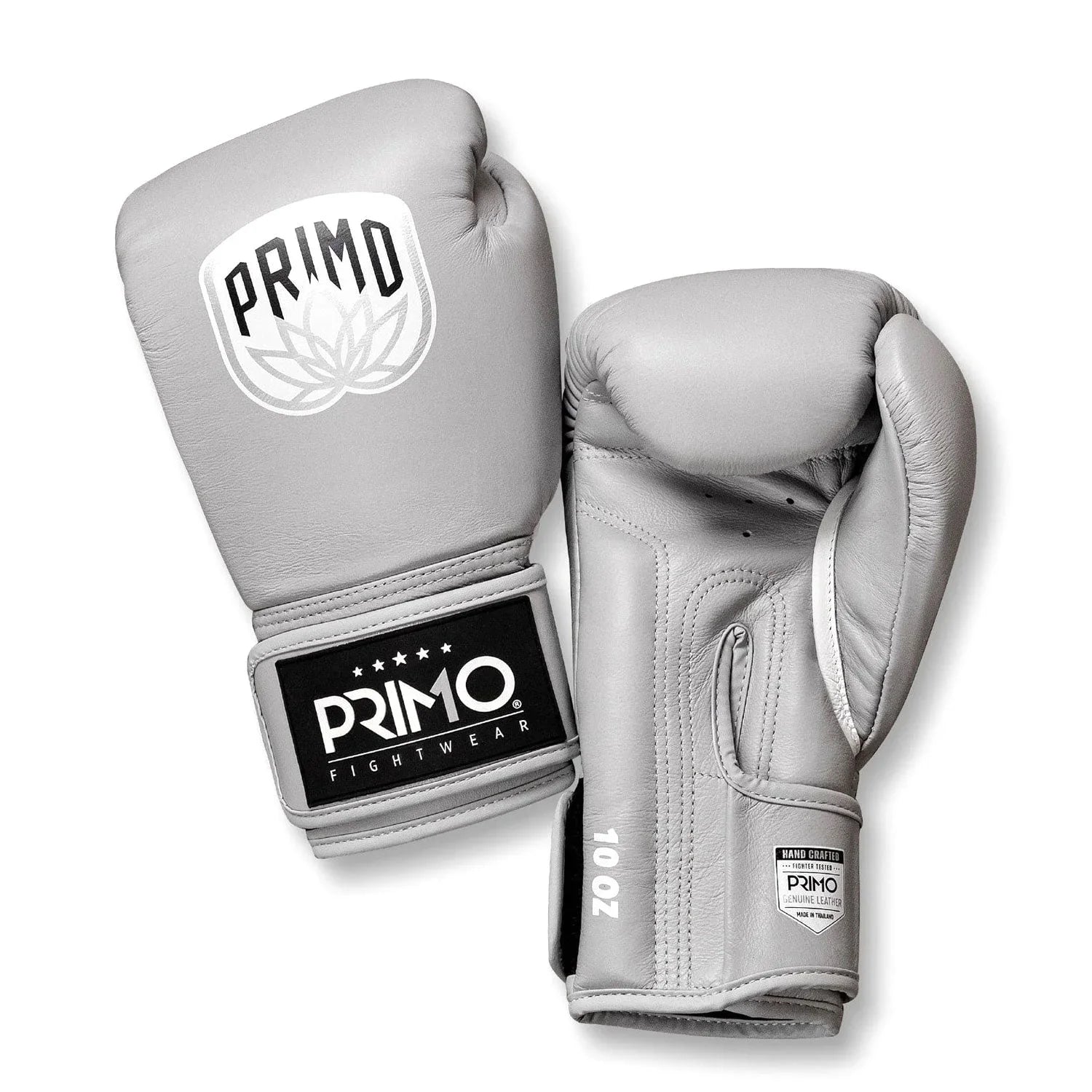 Primo Emblem 2.0 Boxing Gloves - Mercury Grey - Muay Thailand