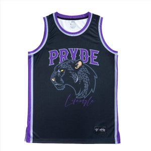 PRYDE Leopard Jersey - Black, Silver & Purple - Muay Thailand