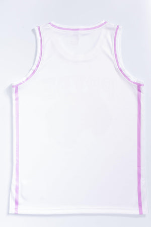 PRYDE Leopard Jersey - White & Purple - Muay Thailand