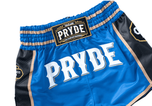 PRYDE Muay Thai Shorts - Blue & Black - Muay Thailand