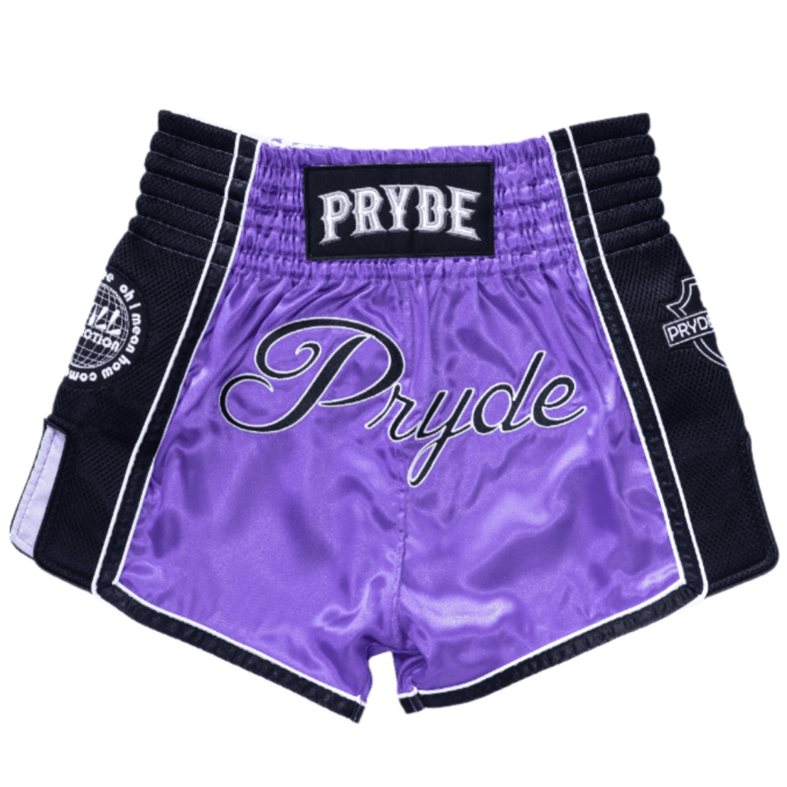 PRYDE Muay Thai Shorts - Fall Purple & Black - Muay Thailand