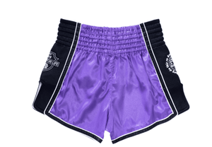 PRYDE Muay Thai Shorts - Fall Purple & Black - Muay Thailand