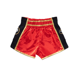 PRYDE Muay Thai Shorts - Red & Black - Muay Thailand