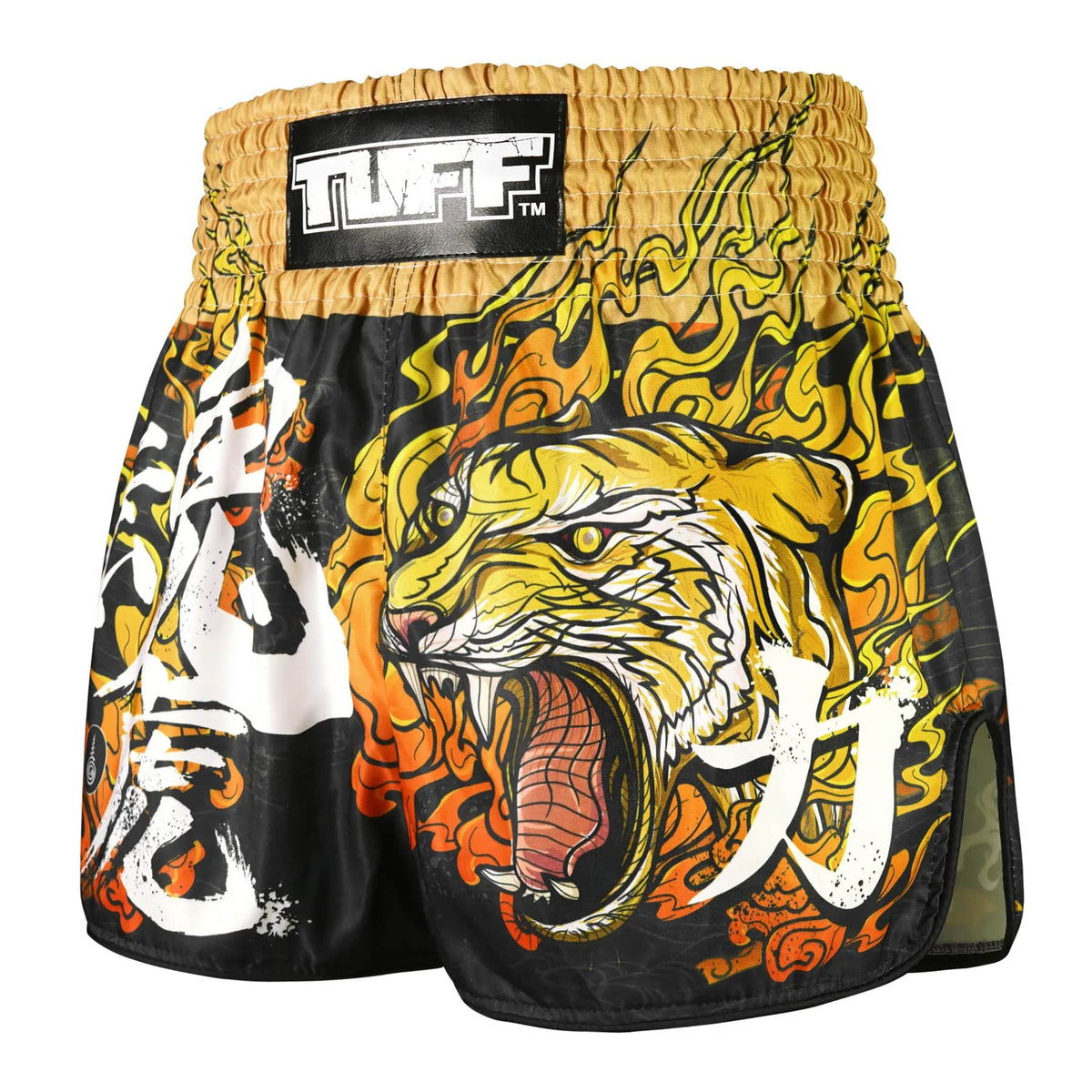 TUFF High-Cut Retro Muay Thai Shorts - Tora Mazuka The True Tiger (RMS111)