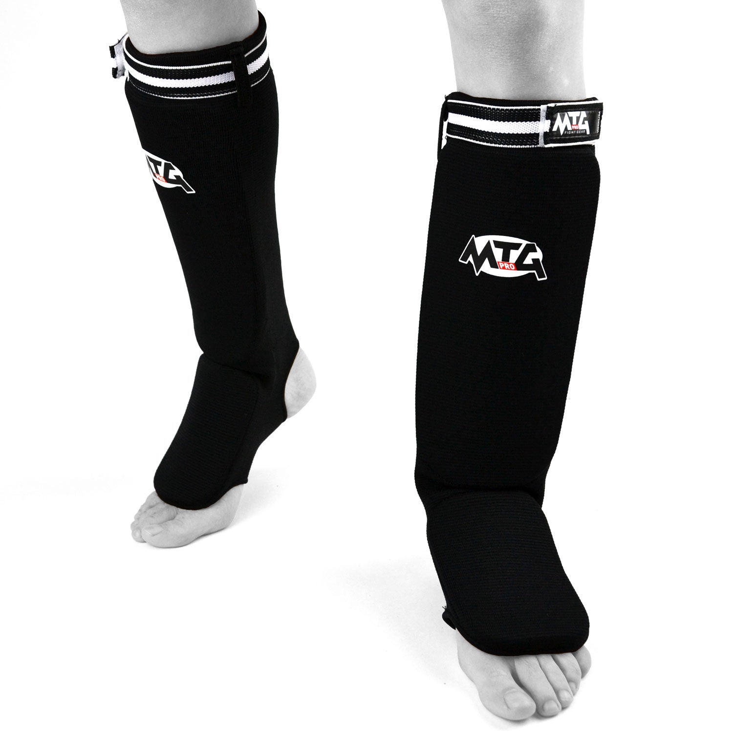 MTG Pro Elastic Shin Pads - Black (SF2)