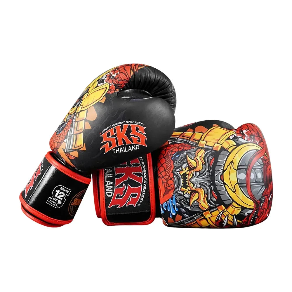 SKS Empire Microfiber Muay Thai Gloves - Inferno - Muay Thailand