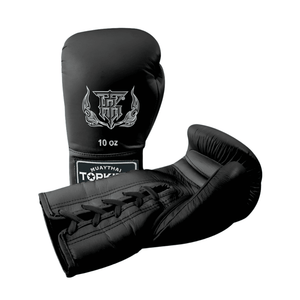 Top King Lace Up Muay Thai Gloves - Pro (TKBGPL) - Muay Thailand