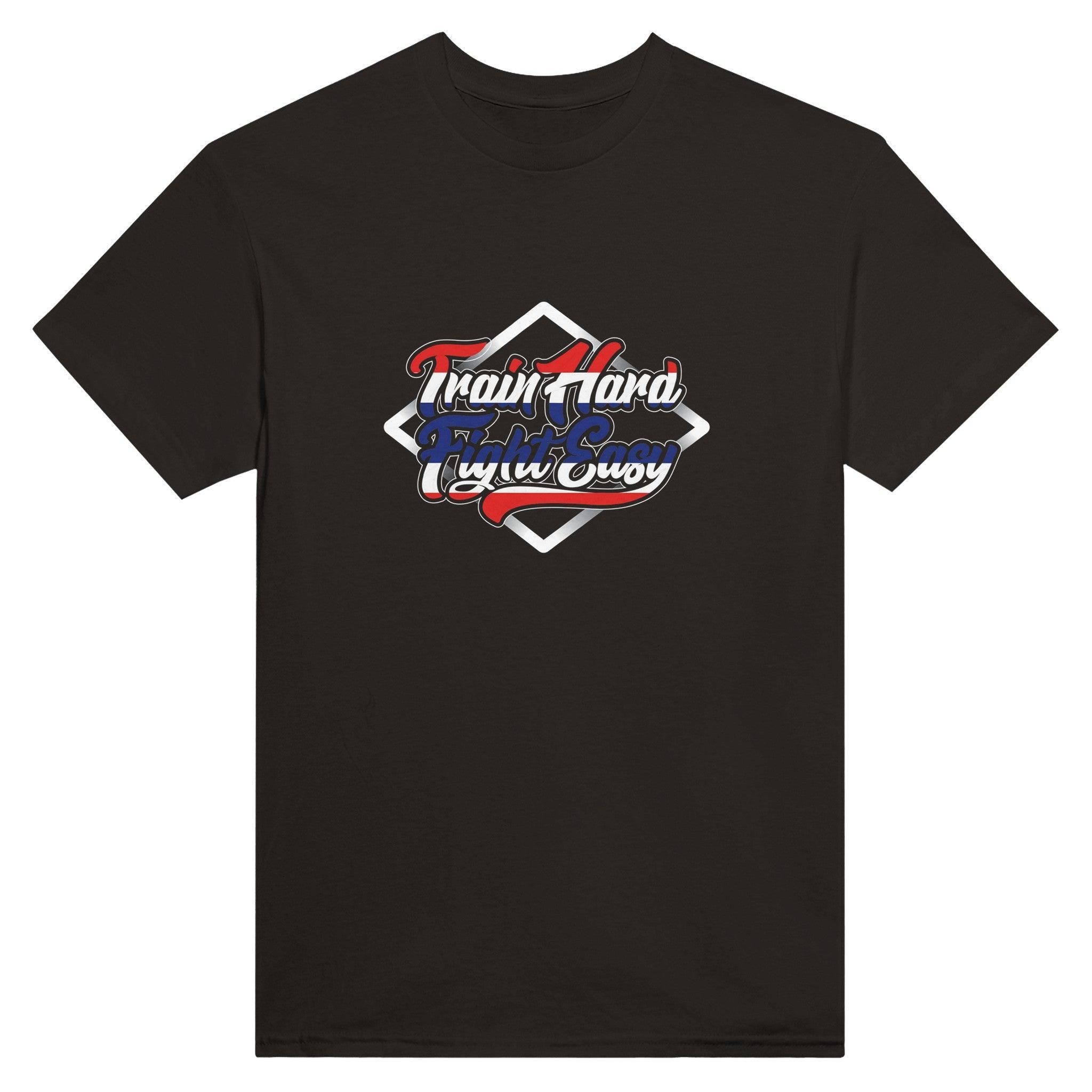Train Hard, Fight Easy - Cotton T-shirt - Muay Thailand
