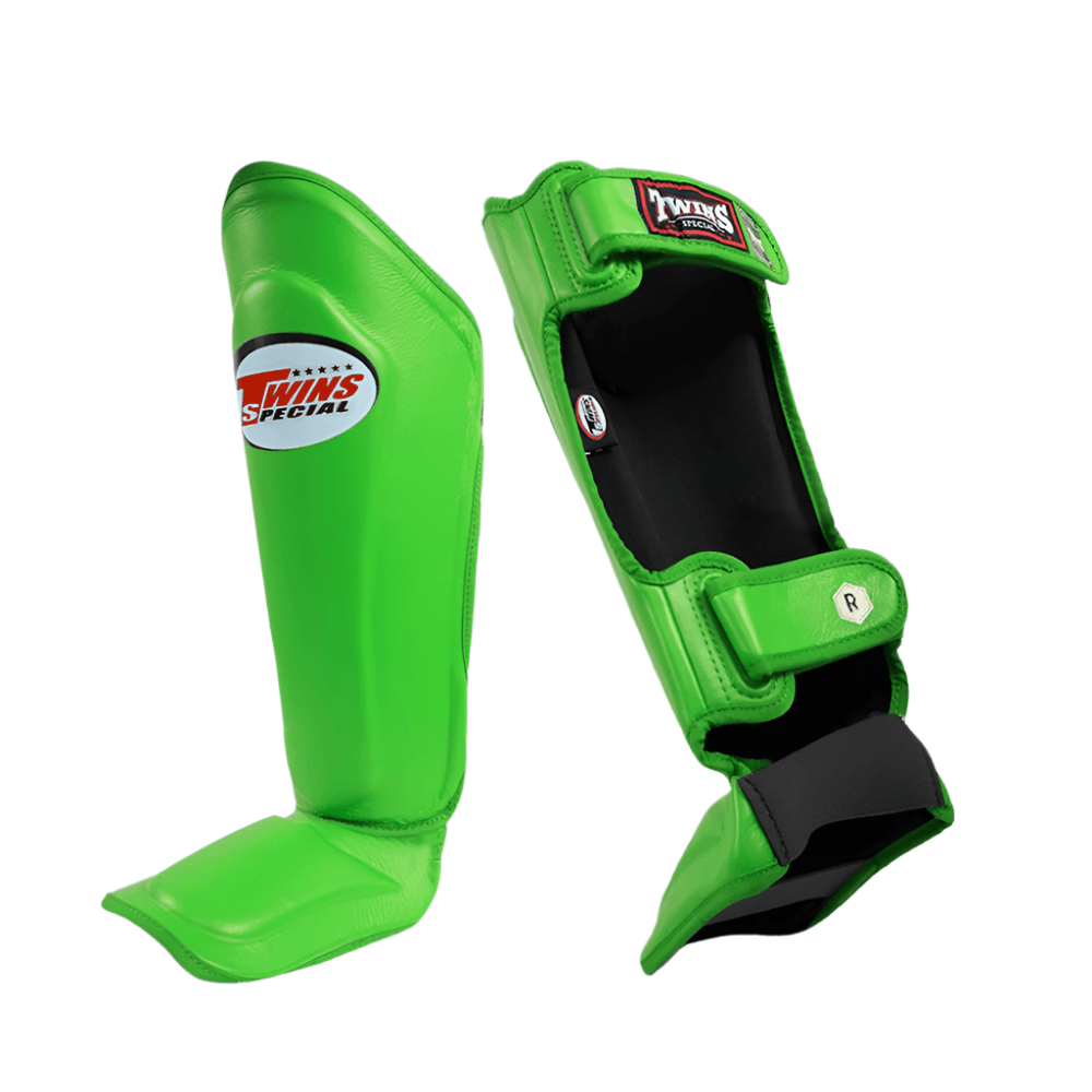 Twins Leather Shinguards (SGL-10) - Muay Thailand