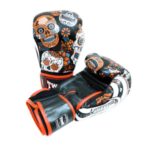 Twins Muay Thai Gloves - Mexican Skulls (FBGV-53) - Muay Thailand