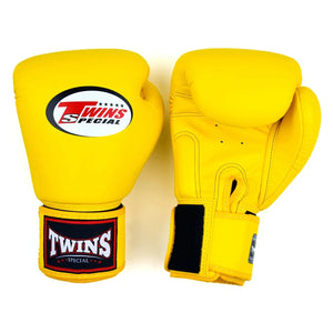Twins Special BGVL4 Boxing Gloves - Yellow - Muay Thailand