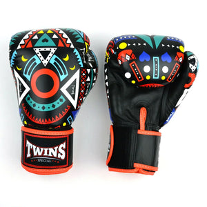 Twins Special Boxing Gloves - Aztec (FBGVL4-57) - Muay Thailand