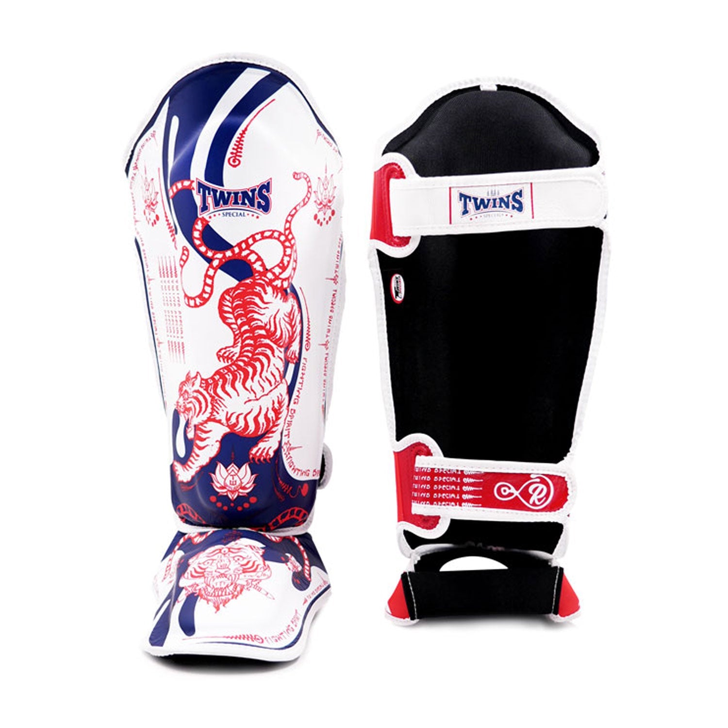 Twins Special Leather Shin Pads - Yant (FSGL10-67)
