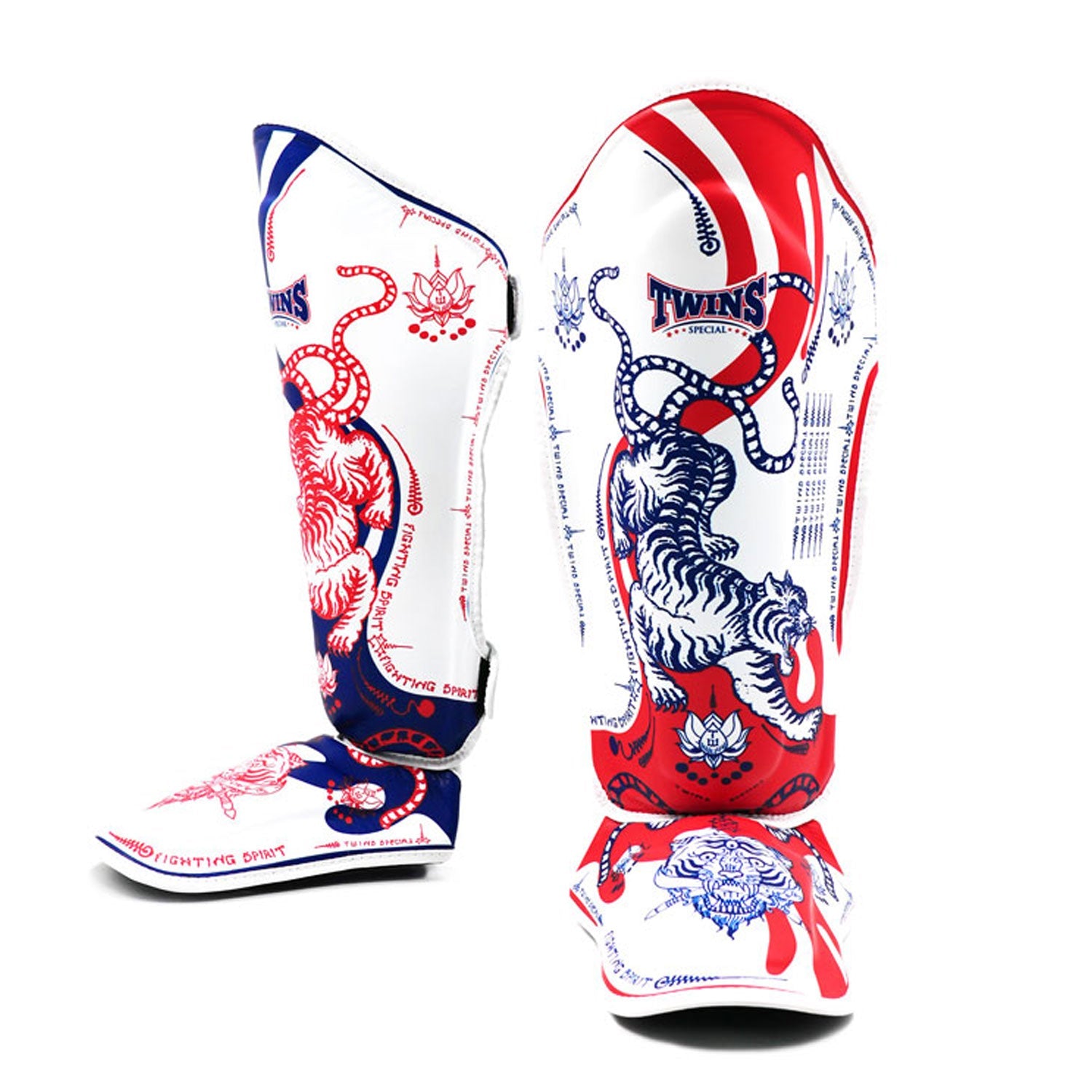 Twins Special Leather Shin Pads - Yant (FSGL10-67)