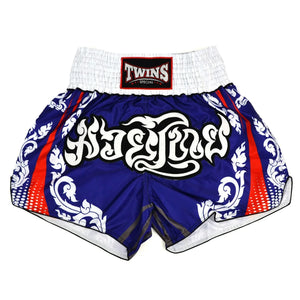 Twins Special Muay Thai Shorts - Laithai Blue - Muay Thailand