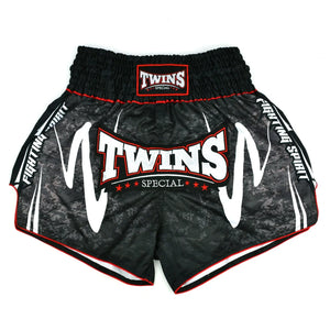 Twins Special Muay Thai Shorts - Rusty Black - Muay Thailand
