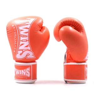 Twins Special Pastel Boxing Gloves - Tangerine (BGVL4P) - Muay Thailand