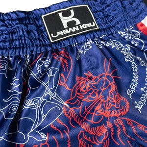 Urban Kru Muay Thai Shorts - Primal Ink - Muay Thailand