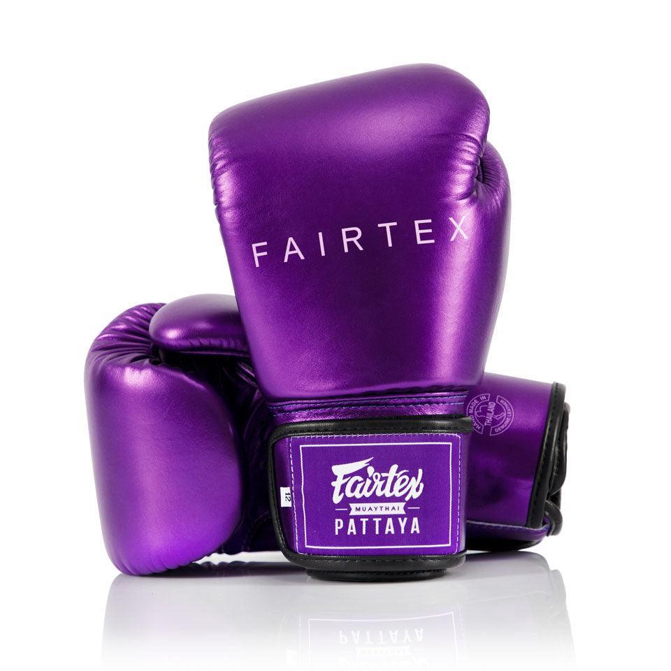 Fairtex ボクシンググローブ 10oz パープル Fairtex Muay Thai Gloves - Metallic Purple (BGV22) – Muay Thailand