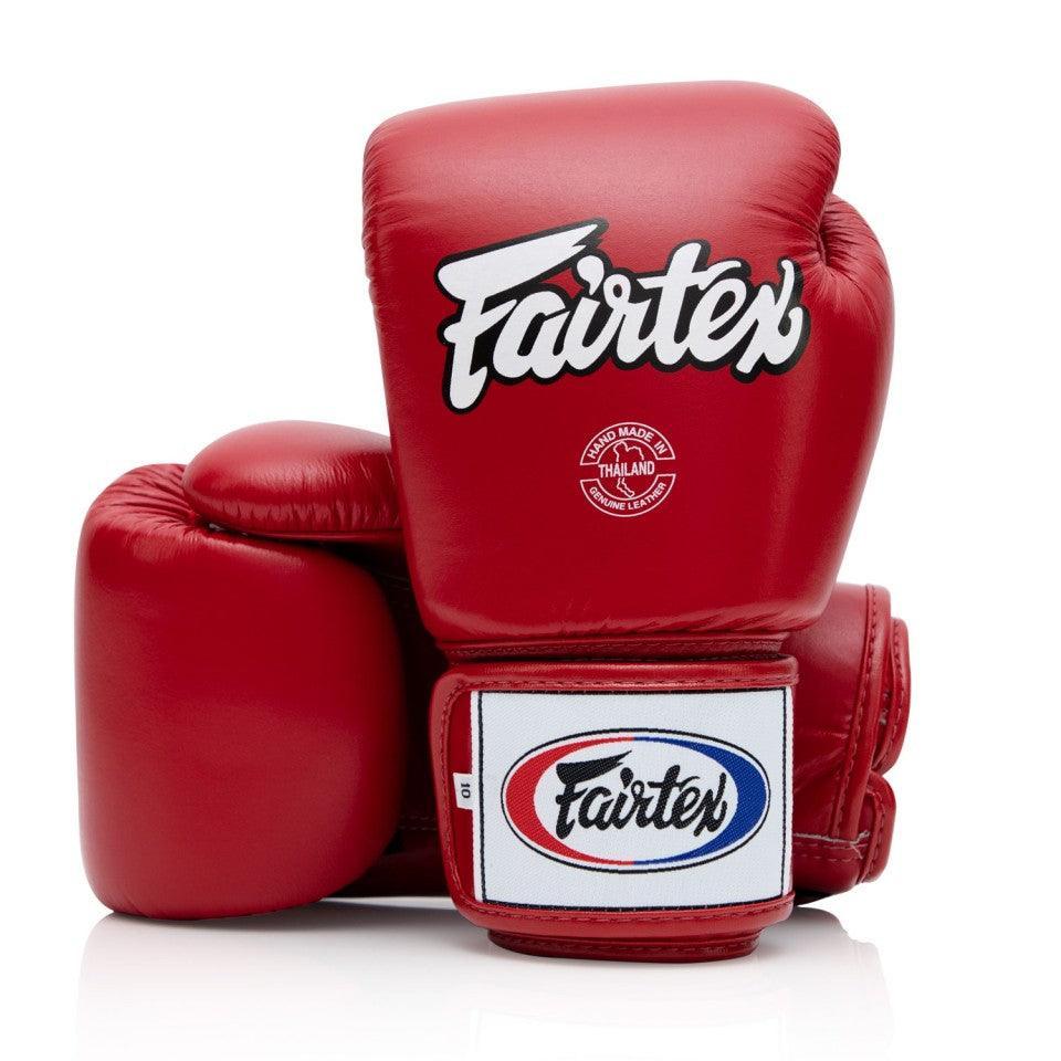Fairtex Muay Thai Gloves - Red (BGV1) - Muay Thailand