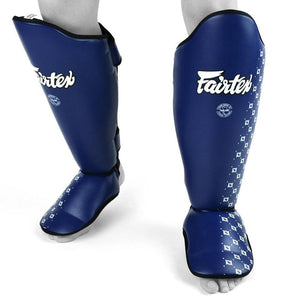 Fairtex Shin Pads - Blue (SP5) - Muay Thailand