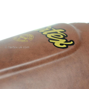 Fairtex Ultimate Shin Pads (SP8) - Vintage Brown - Muay Thailand