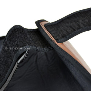 Fairtex Ultimate Shin Pads (SP8) - Vintage Brown - Muay Thailand