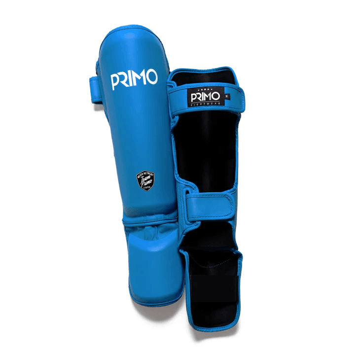 Primo Shin Guards - Blue - Muay Thailand