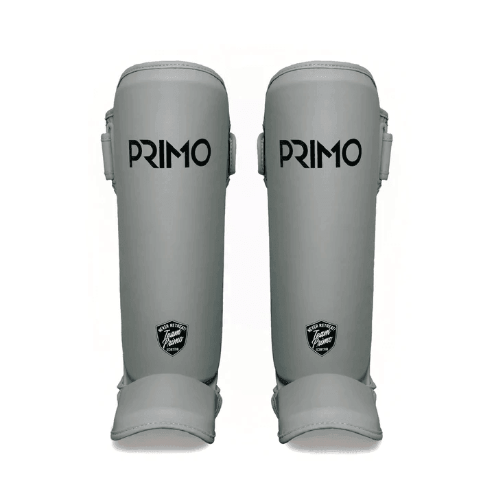 Primo Shin Guards - Grey - Muay Thailand