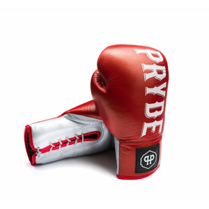 PRYDE Muay Thai Lace Up Gloves - Red - Muay Thailand