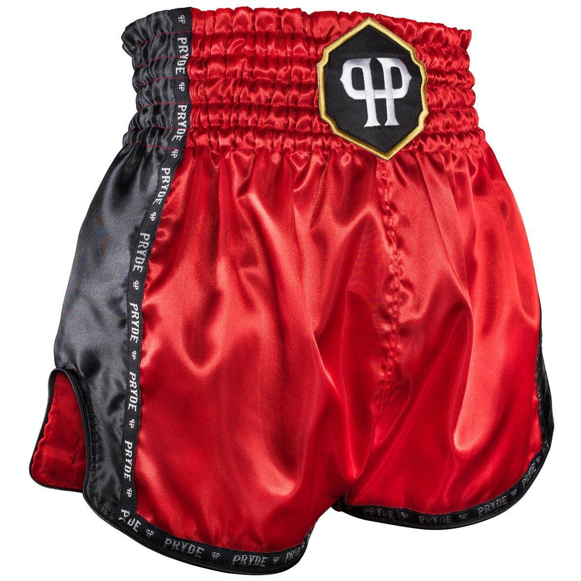 PRYDE Muay Thai Shorts - Red - Muay Thailand