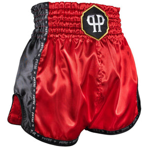 PRYDE Muay Thai Shorts - Red - Muay Thailand
